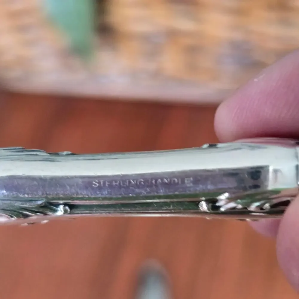 Gorham Melrose Sterling Silver Dinner Knives 4 Hollow Handle Stainless No Mono